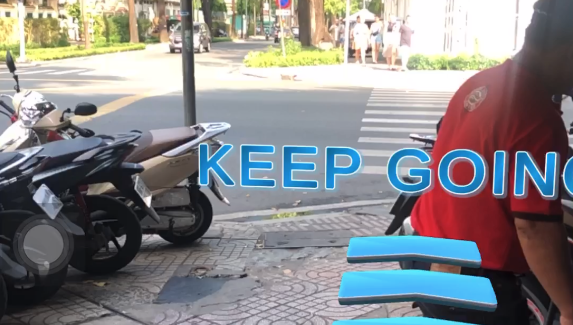 【AR開発】ARでオリジナルの道案内（ナビゲーション）を作成①