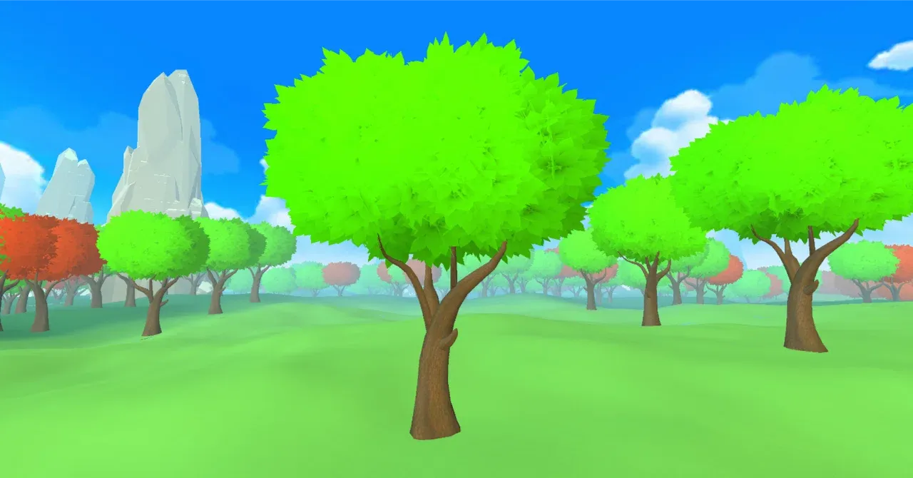 非デザイナーでもBlenderで作れる次世代ローポリ樹木