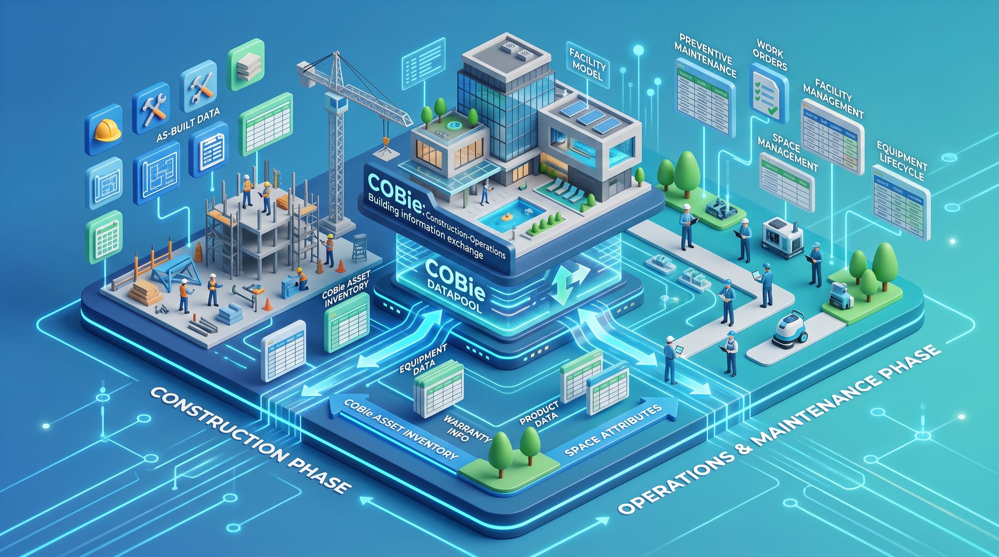 BIMとFMをつなぐ「COBie」とは?デジタルツインやISO規格との関係
