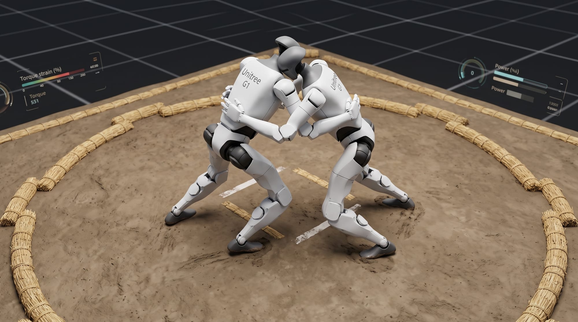 ロボットに相撲を教えてみたら、ラリアット・コサックダンス・空中戦を極めた件